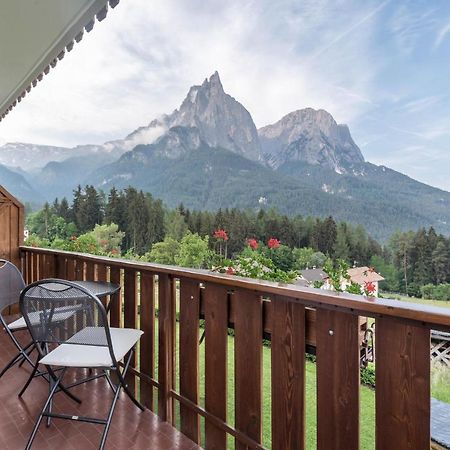 Haus Lohengrin Ferienwohnung 1 Siusi Bagian luar foto