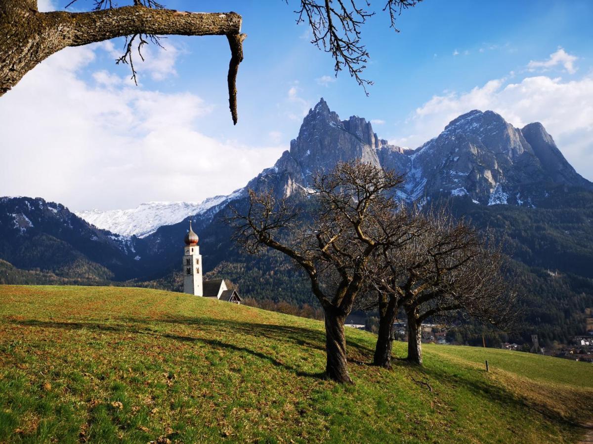 Haus Lohengrin Ferienwohnung 1 Siusi Bagian luar foto