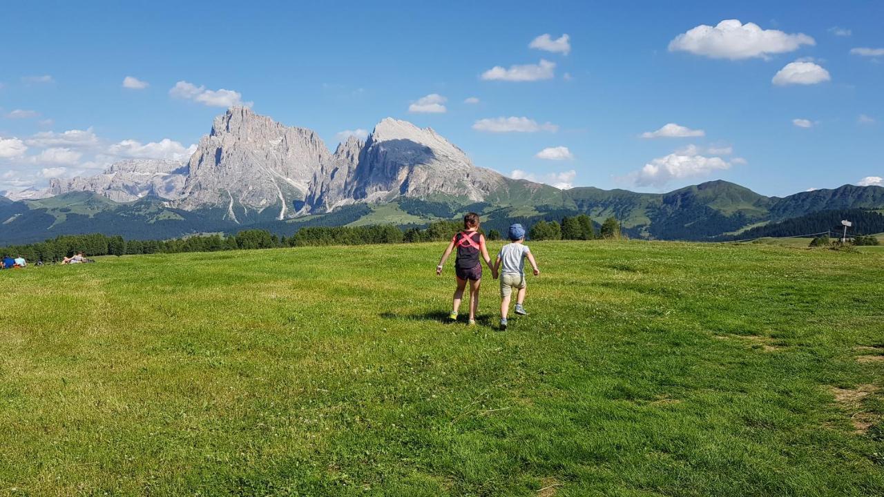 Haus Lohengrin Ferienwohnung 1 Siusi Bagian luar foto