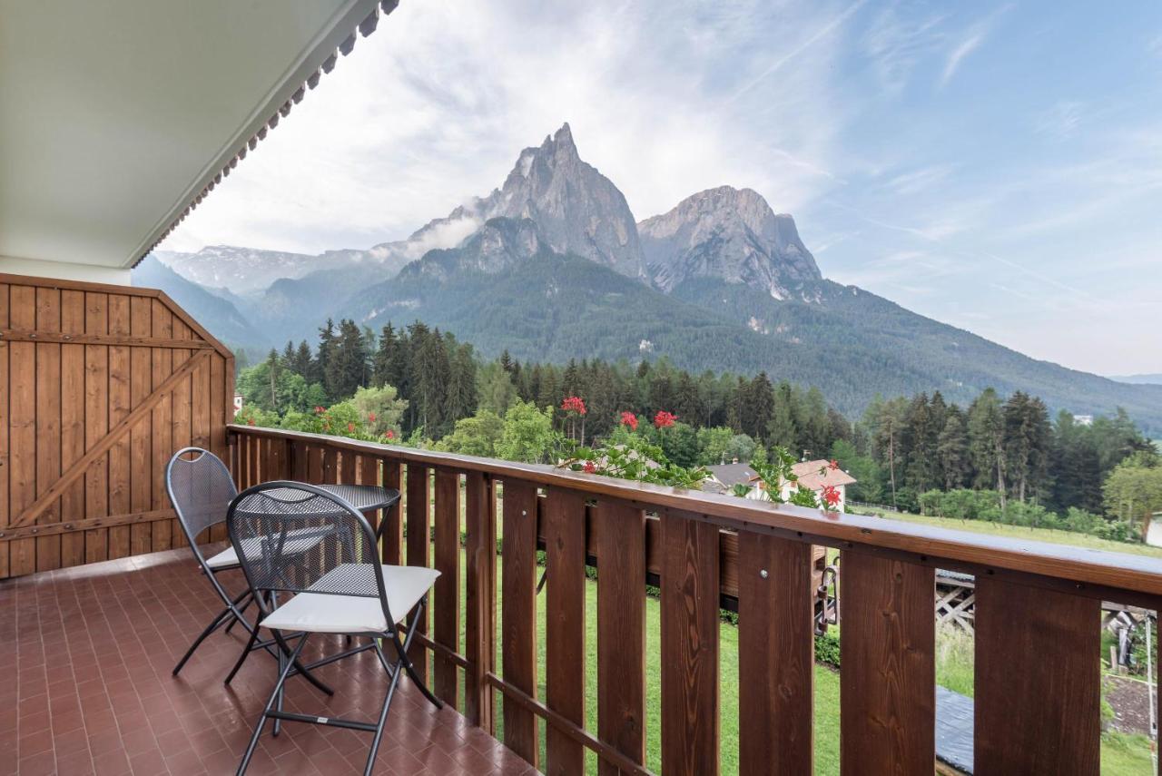Haus Lohengrin Ferienwohnung 1 Siusi Bagian luar foto